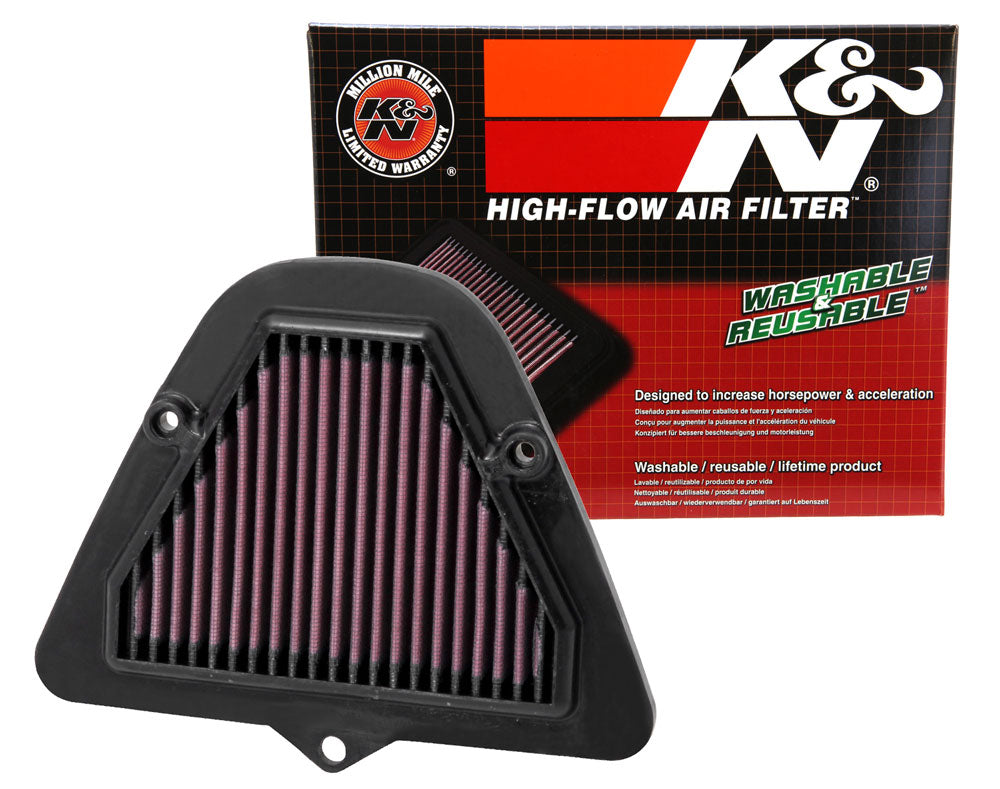 K&N KA-1709 Replacement Air Filter for Select Kawasaki VN1700 Vulcan Classic, Kawasaki VN1700 Vulcan Classic LT, Kawasaki VN1700 Vulcan Nomad, Kawasaki VN1700 Vulcan Nomad ABS, Kawasaki VN1700 Vulcan Vaquero, Kawasaki VN1700 Vulcan Vaquero ABS, Kawasaki