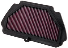 Load image into Gallery viewer, K&amp;N KA-6009 Replacement Air Filter for Select Kawasaki ZX600 Ninja ZX-6R, Kawasaki ZX636 Ninja ZX-6R, Kawasaki ZX636 Ninja ZX-6R 30th Anniversary, Kawasaki ZX636 Ninja ZX-6R ABS, Kawasaki ZX636 Ninja ZX-6R ABS 30th Anniversary, Kawasaki ZX636 Ninja ZX-6R