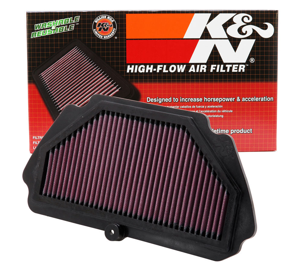 K&N KA-6009 Replacement Air Filter for Select Kawasaki ZX600 Ninja ZX-6R, Kawasaki ZX636 Ninja ZX-6R, Kawasaki ZX636 Ninja ZX-6R 30th Anniversary, Kawasaki ZX636 Ninja ZX-6R ABS, Kawasaki ZX636 Ninja ZX-6R ABS 30th Anniversary, Kawasaki ZX636 Ninja ZX-6R