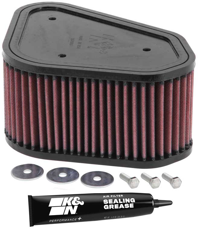 K&N KA-6503 Replacement Air Filter for Select Kawasaki KFX700, Kawasaki KVF650 Brute Force 4x4, Kawasaki KVF650 Prairie 4x4, Kawasaki KVF700 Prairie 4x4, Suzuki LT-V700F Twin Peaks 700 4x4