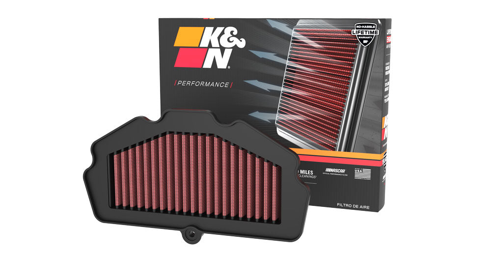K&N KA-6517 Replacement Air Filter for Select Kawasaki ER650 Z650, Kawasaki ER650 Z650 ABS, Kawasaki ER650 Z650RS, Kawasaki ER650 Z650RS ABS, Kawasaki EX650 Ninja 650, Kawasaki EX650 Ninja 650 ABS, Kawasaki EX650 Ninja 650 ABS KRT Edition, Kawasaki EX650