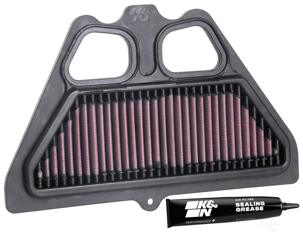 K&N KA-9017 Replacement Air Filter for Select Kawasaki ZR900 Z900, Kawasaki ZR900 Z900 ABS, Kawasaki ZR900 Z900 SE