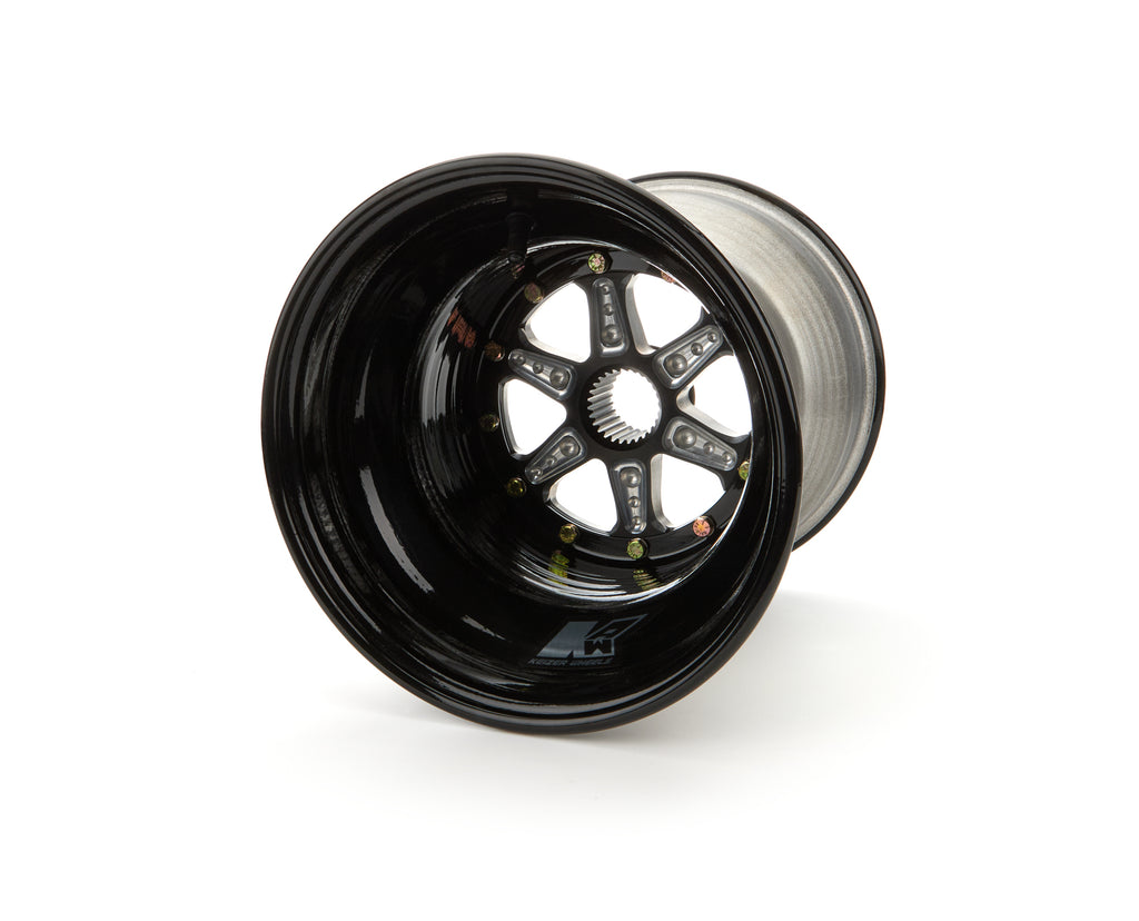 KEIZER ALUMINUM WHEELS, INC. 10104SPB Wheel Spline 10in x 10in 4in BS Black
