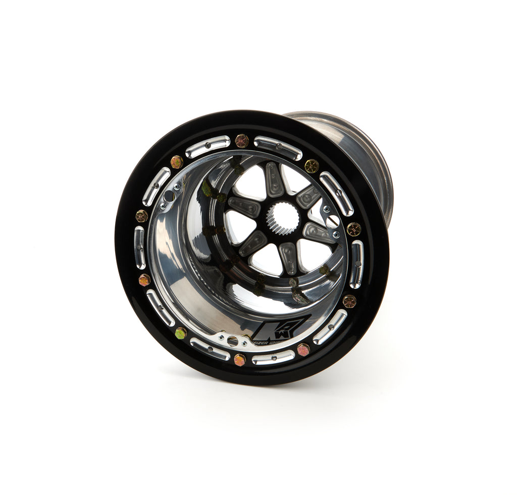 KEIZER ALUMINUM WHEELS, INC. 10146SPBL Splined Wheel B/L 10x14 6in BS 27t