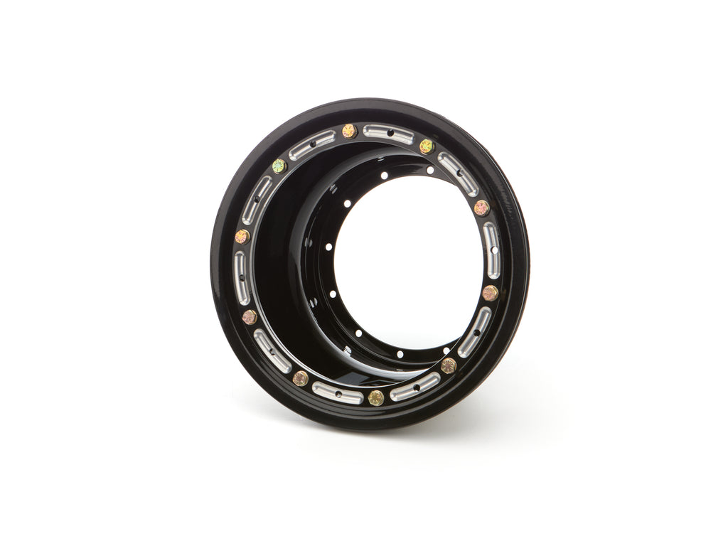 KEIZER ALUMINUM WHEELS, INC. 106BLB Wheel Half 12-Blt 10in x 6in w/Beadlock Black
