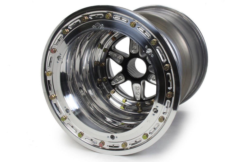 KEIZER ALUMINUM WHEELS, INC. 15187SPBCBL Splined Wheel B/L 15x18 6in bs 42t