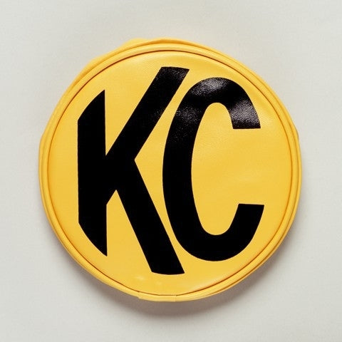 KC HiLiTES 5101 Cover - Retro 6" Vinyl Yellow w/ Black KC Soft (pr)