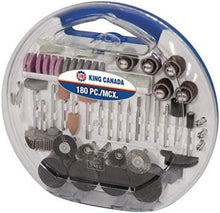 Load image into Gallery viewer, King Canada KW-145 180 Pc. Rotary Tool Accessory Kit