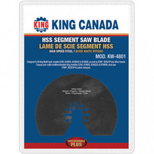 Load image into Gallery viewer, King Canada KW-4801 Hss Segment Saw Blade