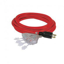 Load image into Gallery viewer, King Canada K-L1430-25-4T 25&#39; Generator Extension Cord With Quad Tap
