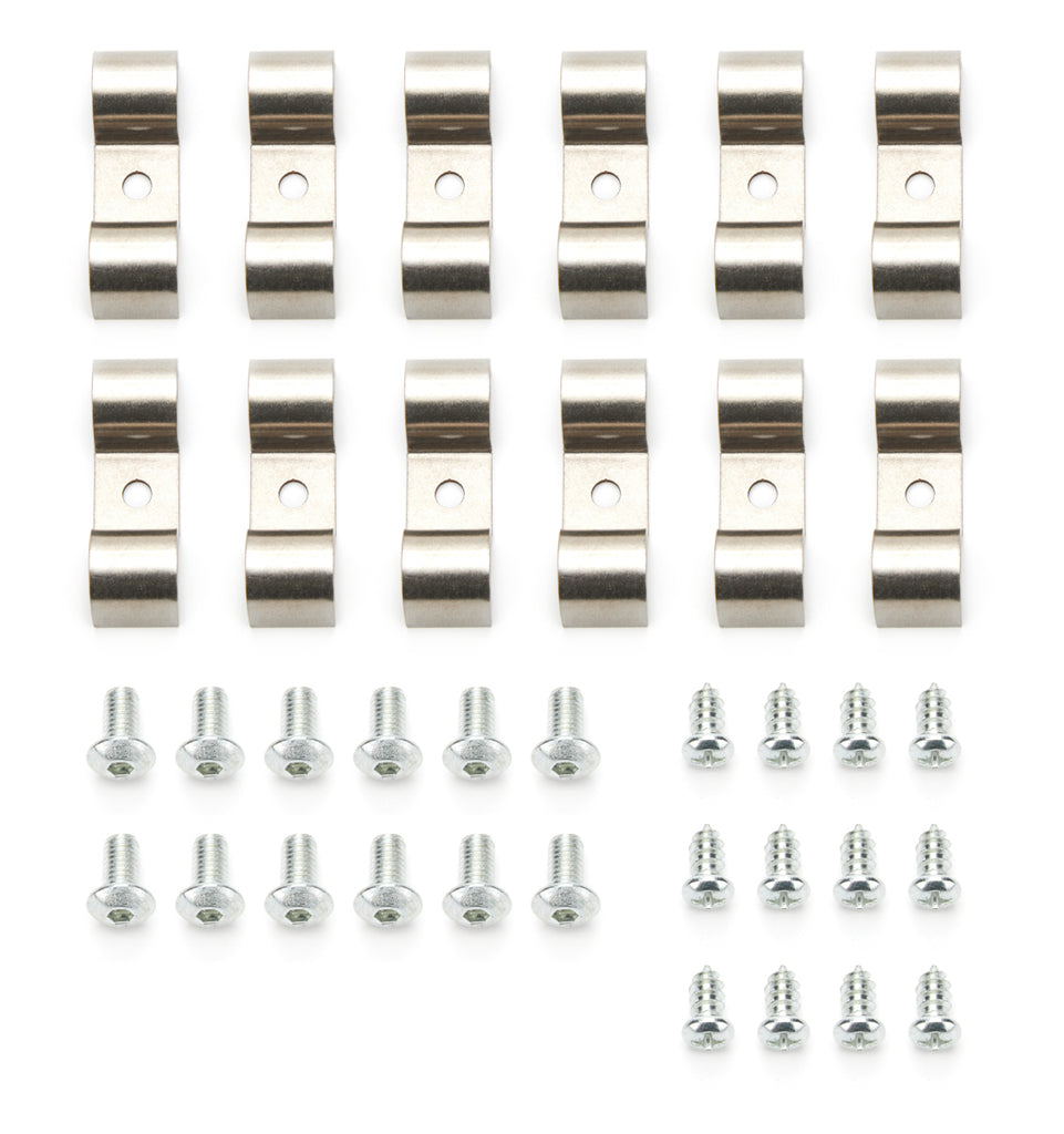 KEEP IT CLEAN KICLC2500 1/2in Stainless Steel Double Line Clamps 12Pk