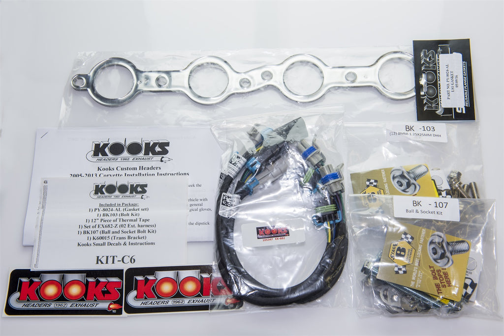 Kooks Custom Headers 21602201 1-3/4in. Stainless Headers. 2005-2013 Corvette 6.0L/6.2L. for Select Chevrolet Corvette