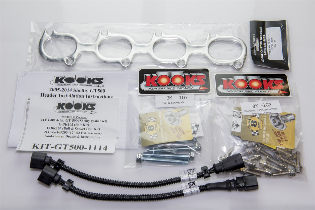 Kooks Custom Headers 11422200 1-3/4in. Stainless Headers. 2011-2014 Shelby GT500. for Select Ford Mustang
