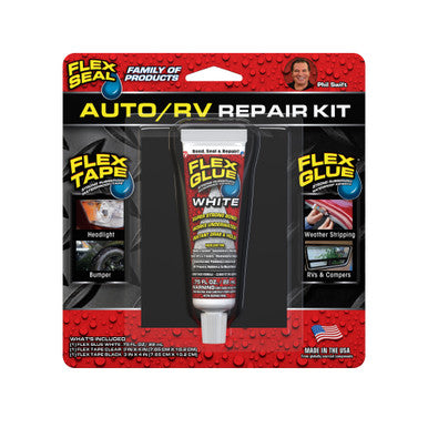 Flex Seal KITAUTOCMINI Mini Rubber Adhesive Auto/RV Repair Kit, Flex Glue & Flex Tape