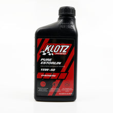 Load image into Gallery viewer, KLOTZ SYNTHETIC LUBRICANTS KE-955 Pure Estorlin Synthetic Oil 15w50 1 Quart
