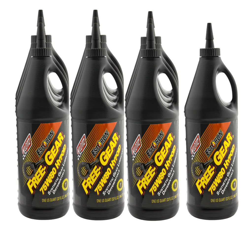 KLOTZ SYNTHETIC LUBRICANTS KE-975-10 Pure Estorlin Qualifier Gear Oil 75w80 Cs 10x1Qt