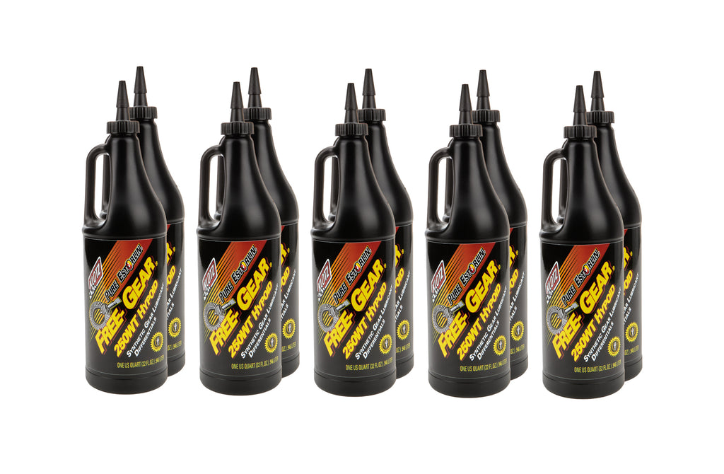KLOTZ SYNTHETIC LUBRICANTS KE-996-10 Pure Estorlin Gear Oil 250WT Case 1 Quart