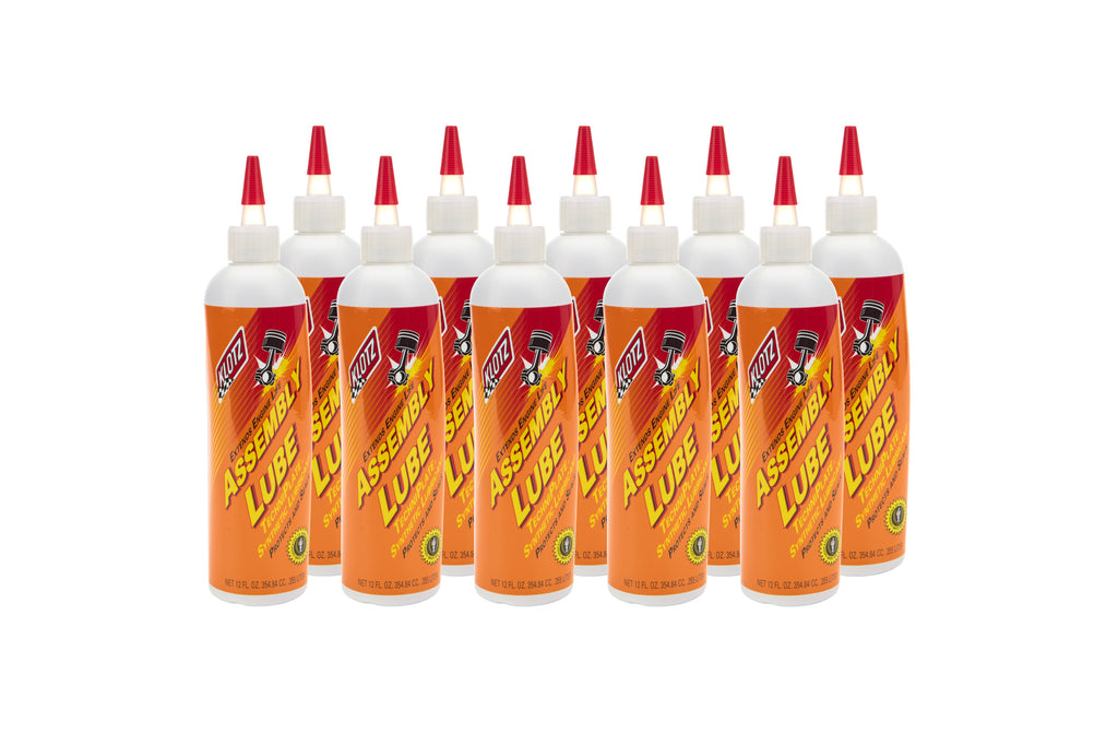KLOTZ SYNTHETIC LUBRICANTS KL-311-10 Assembly Lube Case 10 x 12 Ounce