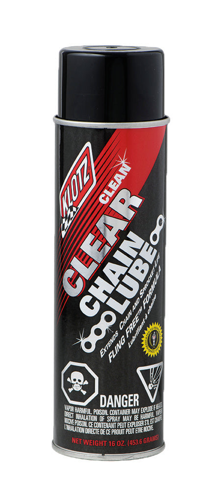 KLOTZ SYNTHETIC LUBRICANTS KL-611 Clear Chain Lube 16 Ounces