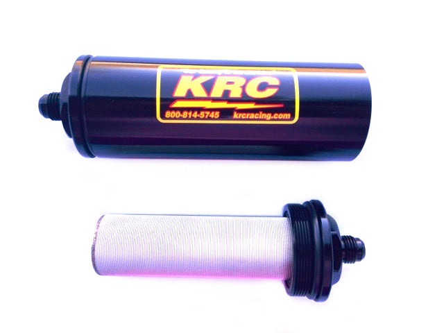 KLUHSMAN RACING PRODUCTS 4706BK #6AN Stainless Fuel Filter