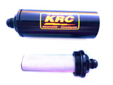 KLUHSMAN RACING PRODUCTS 4708BK #8AN Stainless Fuel Filter Short