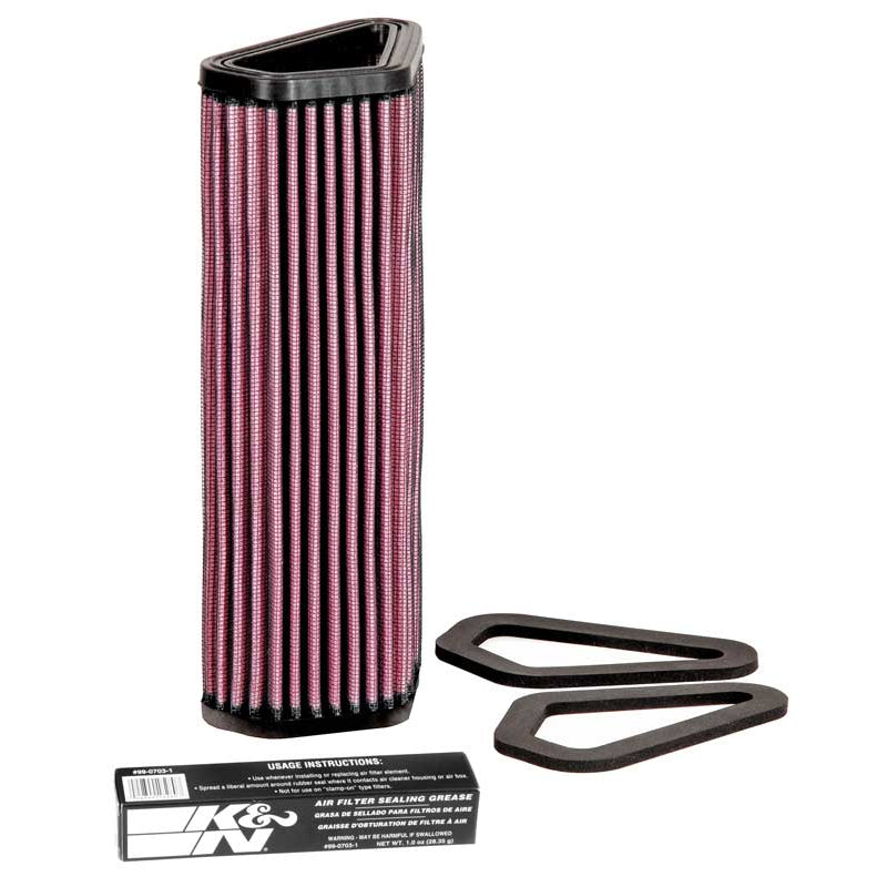 KN-07-12-Ducati-10981098S1098R848-8481198SStreetfighter848-EvoDiavel-Replacement-Air-Filter