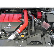 Load image into Gallery viewer, KN-08-09-Mitsubishi-Evo-X-Wrinkle-Red-Typhoon-Short-Ram-Intake