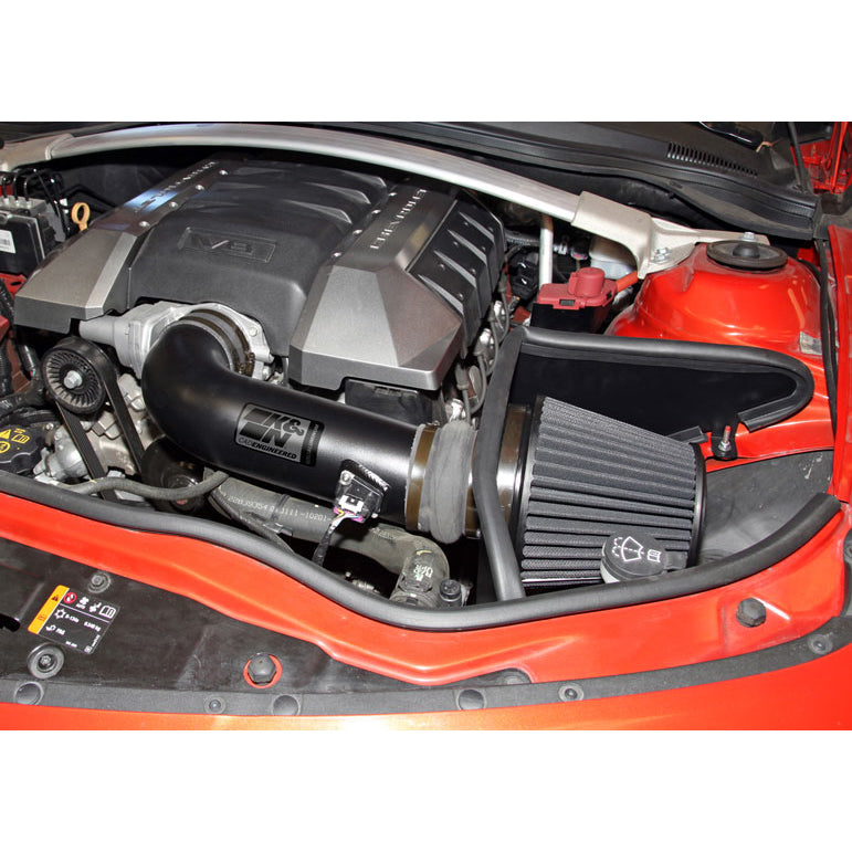KN-10-13-Chevy-Camaro-6.2L-V8-Black-Performance-Intake-Kit