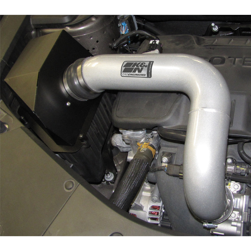 KN-10-Gmc-Terrain--10-Chevy-Equinox-2.4L-L4-Silver-High-Flow-Performance-Kit