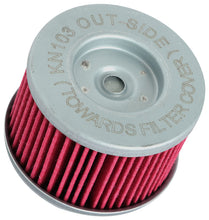 Load image into Gallery viewer, K&amp;N KN-103 Oil Filter for Select Honda CB300F, Honda CB300F ABS, Honda CB300R, Honda CB300R ABS, Honda CBR300R, Honda CBR300R ABS, Honda CMX300 Rebel 300, Honda CMX300 Rebel 300 ABS, Honda CRF250L, Honda CRF250L ABS, Honda CRF250L Rally, Honda CRF250L