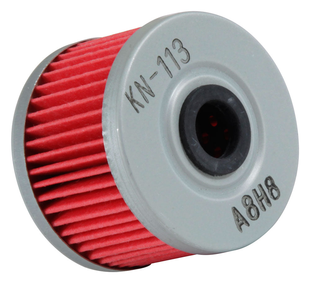 K&N KN-113 Oil Filter for Select Honda CRF250F, Honda SXS500M2 Pioneer 500, Honda SXS520M2 Pioneer 520, Honda TRX350, Honda TRX350D, Honda TRX350FE FourTrax Rancher 4x4 ES, Honda TRX350FM FourTrax Rancher 4X4, Honda TRX350TE FourTrax Rancher ES, Honda