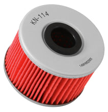 Load image into Gallery viewer, K&amp;N KN-114 Oil Filter for Select Honda SXS1000M3 Pioneer 1000, Honda SXS1000M3 Pioneer Deluxe, Honda SXS1000M3 Pioneer EPS, Honda SXS1000M3 Pioneer Forest, Honda SXS1000M3 Pioneer Limited Edition, Honda SXS1000M3 Pioneer Special Edition, Honda SXS1000M3