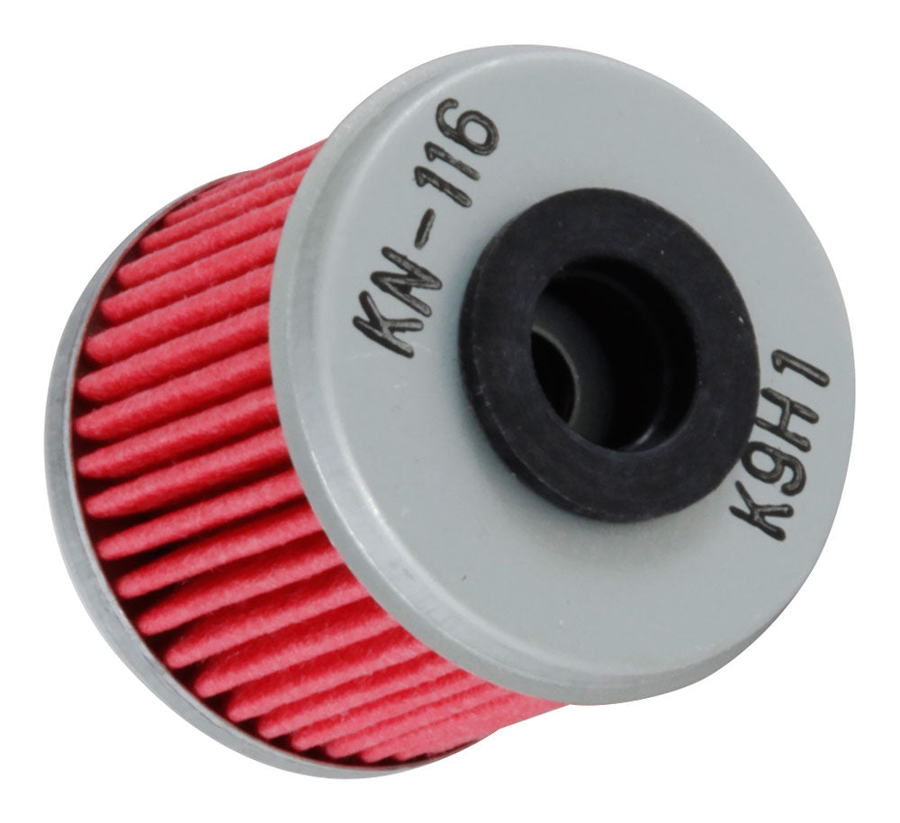 K&N KN-116 Oil Filter for Select Honda CRF150F, Honda CRF150R, Honda CRF150R Expert, Honda CRF250R, Honda CRF250RWE, Honda CRF250RX, Honda CRF250X, Honda CRF450L, Honda CRF450R, Honda CRF450R 50th Anniversary Edition, Honda CRF450R-S, Honda CRF450RL,
