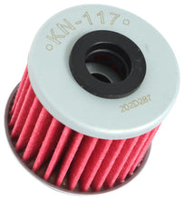 Load image into Gallery viewer, K&amp;N KN-117 Oil Filter for Select Honda C125A Super Cub, Honda CMX1100 Rebel 1100, Honda CMX1100 Rebel DCT, Honda CMX1100 Rebel 1100T DCT, Honda CRF1000L Africa Twin, Honda CRF1000L Africa Twin ABS, Honda CRF1000L Africa Twin DCT, Honda CRF1000L2 Africa