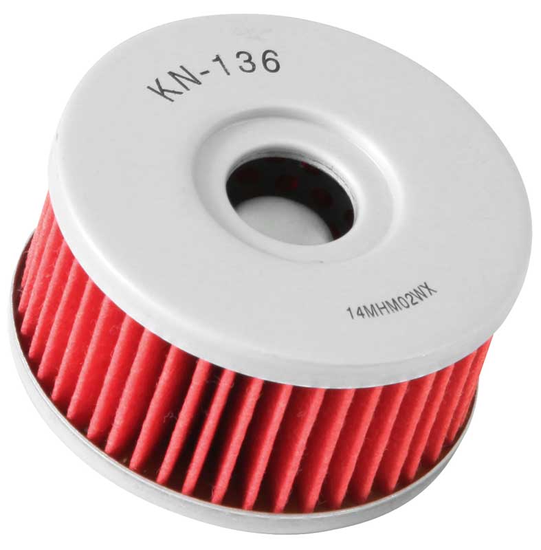 K&N KN-136 Oil Filter for Select Beta Alp 40, Beta Euro 350, Beta Jonathan 350, Beta M4-4T, Suzuki DR-Z250, Suzuki DR250, Suzuki DR250SE, Suzuki DR350, Suzuki DR350S, Suzuki DR350SE, Suzuki GN250, Suzuki GZ250, Suzuki SP250, Suzuki TU250, Suzuki TU250X
