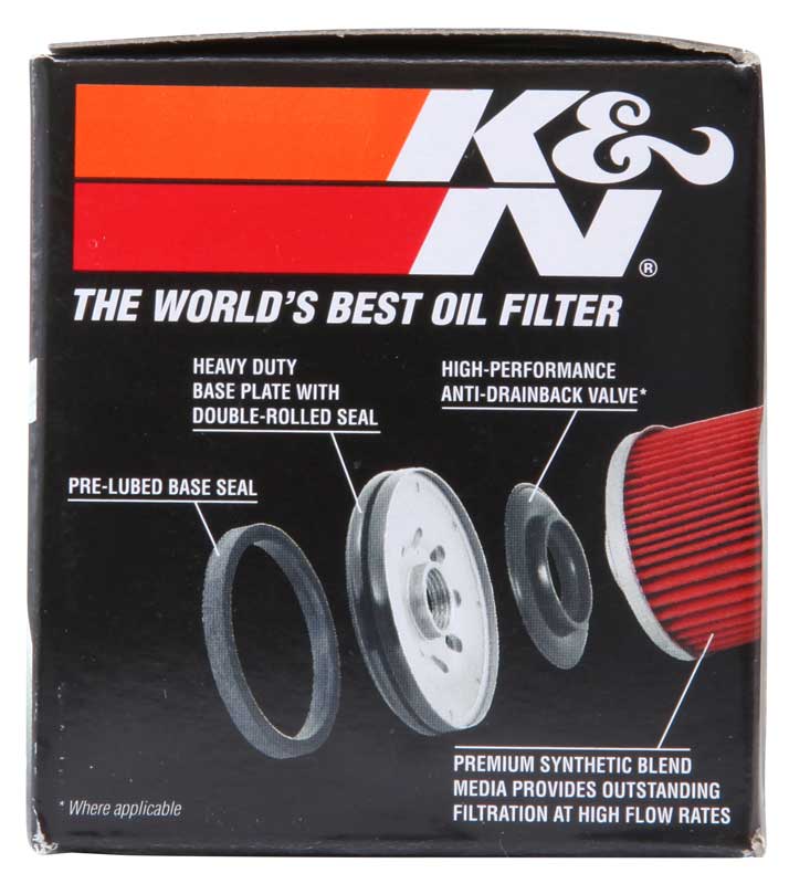 K&N KN-138 Oil Filter for Select Aprilia RS 457, Aprilia RS 660, Aprilia RS 660 Factory, Aprilia RSV4 Factory, Aprilia RSV4 RF, Aprilia RSV4 RF LE, Aprilia RSV4 RR, Aprilia Tuono 660, Aprilia Tuono V4 1000, Aprilia Tuono V4 Factory, Aprilia Tuono V4