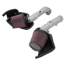 Load image into Gallery viewer, KN-14-15-Infiniti-Q50-3.7L-V6-Dual-Silver-Typhoon-Short-Ram-Intakes