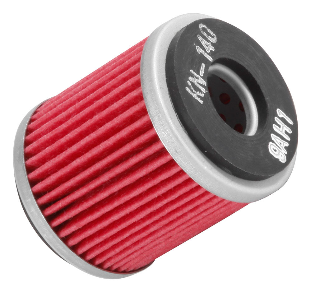 K&N KN-140 Oil Filter for Select Gas Gas EC 250 4T, Gas Gas EC 300F, Gas Gas EC 450F, Husqvarna SMS 4, Husqvarna TE125, Yamaha WR250F, Yamaha WR250R, Yamaha WR250X, Yamaha WR450F, Yamaha XT250, Yamaha XT250 Tenere, Yamaha YFM250 Raptor, Yamaha YFM250