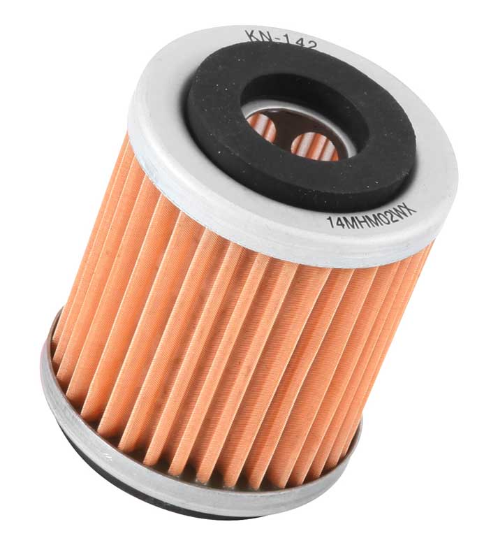 K&N KN-142 Oil Filter for Select Yamaha TTR250, Yamaha WR250F, Yamaha WR400F, Yamaha WR426F, Yamaha YFM350 Raptor, Yamaha YFM350ER Moto-4, Yamaha YFM350F Wolverine 4x4, Yamaha YFM350FW Big Bear 4x4, Yamaha YFM350X Warrior, Yamaha YFM400 Big Bear 2x4,