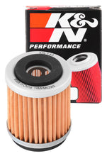 Load image into Gallery viewer, K&amp;N KN-143 Oil Filter for Select Yamaha BW200, Yamaha BW350, Yamaha SR185, Yamaha SRX250, Yamaha TT225, Yamaha TT350, Yamaha TTR225, Yamaha TTR230, Yamaha TW200, Yamaha XT125, Yamaha XT200, Yamaha XT225, Yamaha XT350, Yamaha YFB250 Timberwolf 2x4, Yamaha