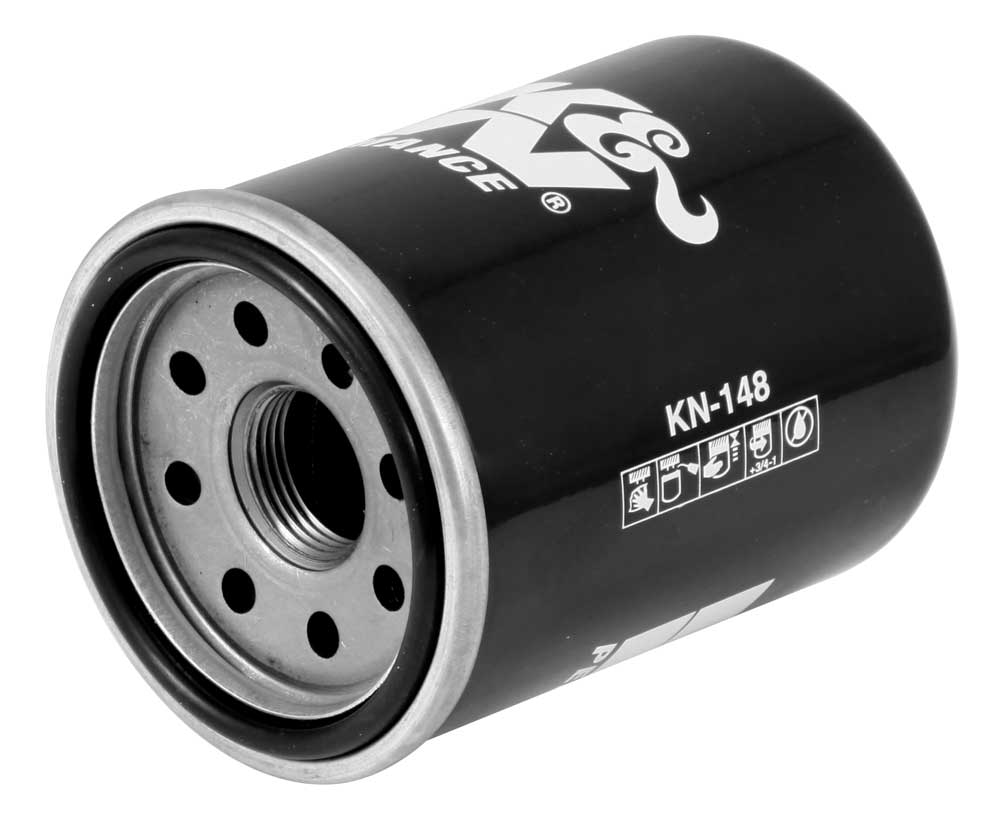 K&N KN-148 Oil Filter for Select TGB Outback 425 C, TGB Outback 425 Camo Edition, TGB Outback 425 Special Edition, Yamaha FJR1300, Yamaha FJR1300A ABS, Yamaha FJR1300AE