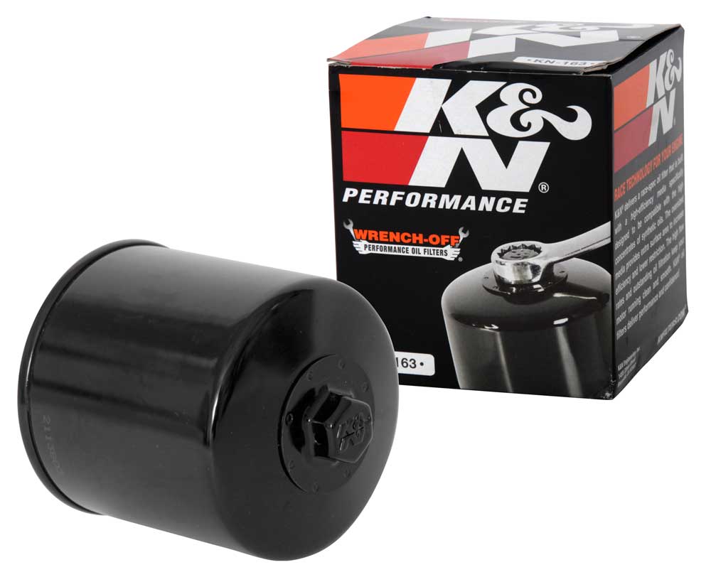 K&N KN-163 Oil Filter for Select BMW K1, BMW K100, BMW K100LT, BMW K100LT ABS, BMW K100RS, BMW K100RS ABS, BMW K100RS FL, BMW K100RS FL ABS, BMW K100RT, BMW K1100LT, BMW K1100LT High Line, BMW K1100LT Special Edition, BMW K1100RS, BMW K1200GT, BMW