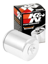Load image into Gallery viewer, K&amp;N KN-170C Oil Filter for Select Harley-Davidson FLHR Road King, Harley-Davidson FLHS Electra Glide Sport, Harley-Davidson FLHTC Electra Glide Classic, Harley-Davidson FLHTCU Electra Glide Ultra Classic, Harley-Davidson FLHTCUI Electra Glide Ultra