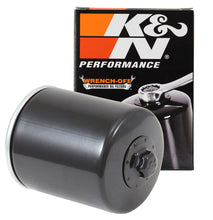 Load image into Gallery viewer, K&amp;N KN-171B Oil Filter for Select Buell M2 Cyclone, Buell M2L Cyclone, Buell S1 Lightning, Buell S2 Thunderbolt, Buell S2T Thunderbolt, Buell S3 Thunderbolt, Buell S3T Thunderbolt, Buell X1 Lightning, Buell X1W White Lightning, Harley-Davidson FLD