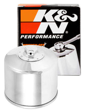 Load image into Gallery viewer, K&amp;N KN-172C Oil Filter for Select Harley-Davidson FLH Electra Glide, Harley-Davidson FXE Super Glide, Harley-Davidson FXWG Wide Glide, Harley-Davidson XLS Roadster, Harley-Davidson XLX