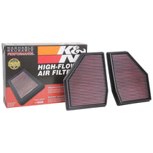 Load image into Gallery viewer, KN-18-19-Bmw-M5-V8-4.4L-FI-Turbo-Replacement-Air-Filter-(Two-Per-Box)