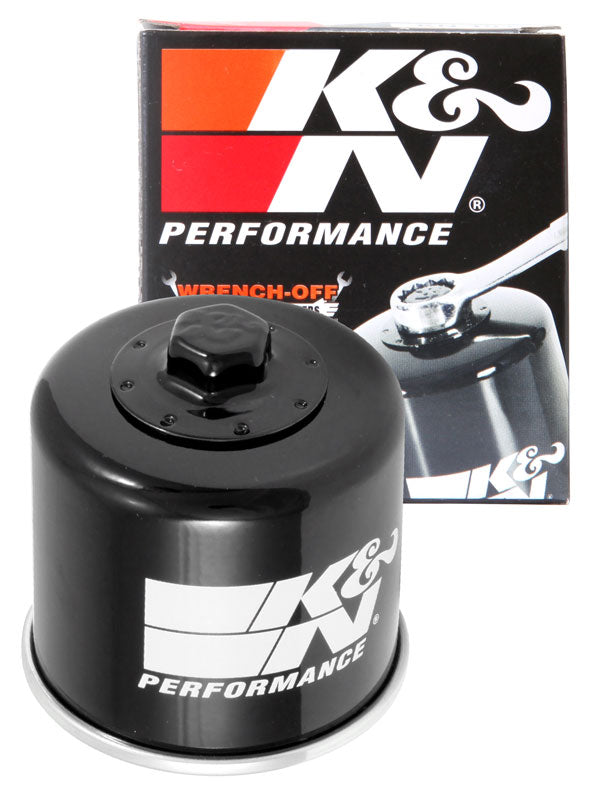 K&N KN-191 Oil Filter for Select Benelli 302S, Benelli 502C, Benelli 752S, Benelli TRK502, Benelli TRK502X, Triumph America, Triumph Bonneville, Triumph Bonneville T100, Triumph Daytona 600, Triumph Daytona 955i, Triumph Daytona 955i CE, Triumph Daytona