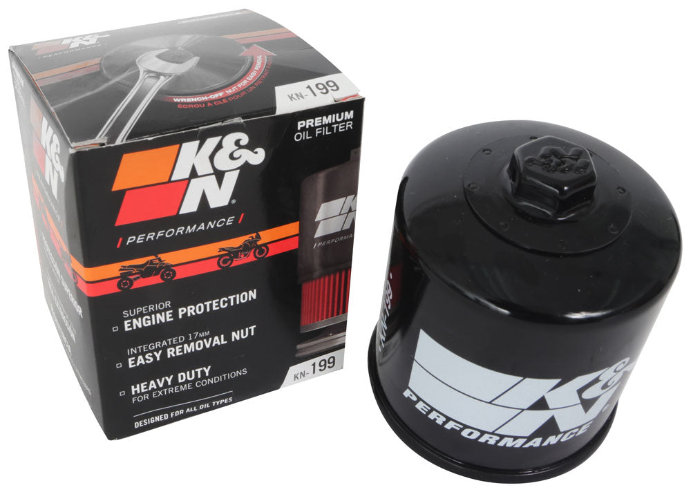 K&N KN-199 Oil Filter for Select Arctic Cat Wildcat XX Black Hills Edition, Indian Scout, Indian Scout 100th Anniversary, Indian Scout Bobber, Indian Scout Bobber Sixty, Indian Scout Bobber Twenty, Indian Scout Rogue, Indian Scout Rogue Sixty, Indian