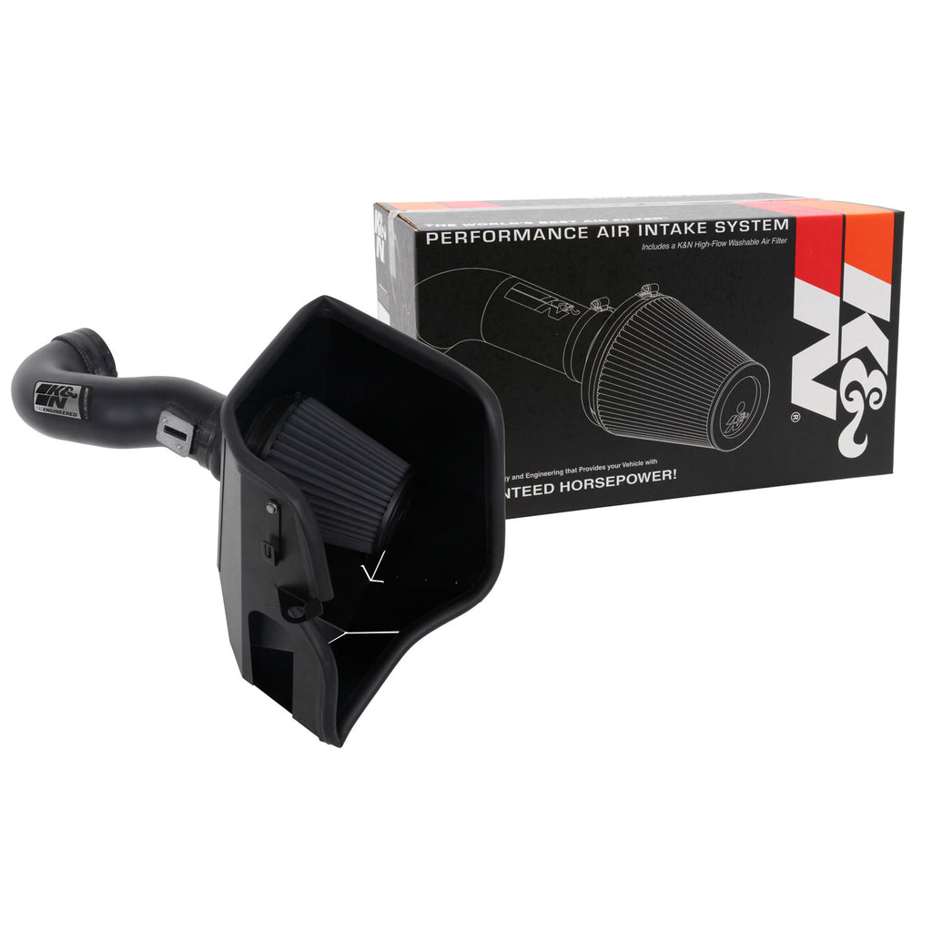 KN-2019-Chevrolet-Silverado-1500-5.3L-V8-Black-Performance-Intake-Kit