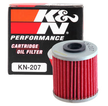 Load image into Gallery viewer, K&amp;N KN-207 Oil Filter for Select Beta EVO 250 Sport (2 Stroke), Beta EVO 250 Sport (4 Stroke), Beta EVO 300, Beta EVO 300 (2 Stroke), Beta EVO 300 (4 Stroke), Beta EVO 300 Factory (2 Stroke), Beta EVO 300 Factory (4 Stroke), Beta EVO 300 SS, Beta EVO 300